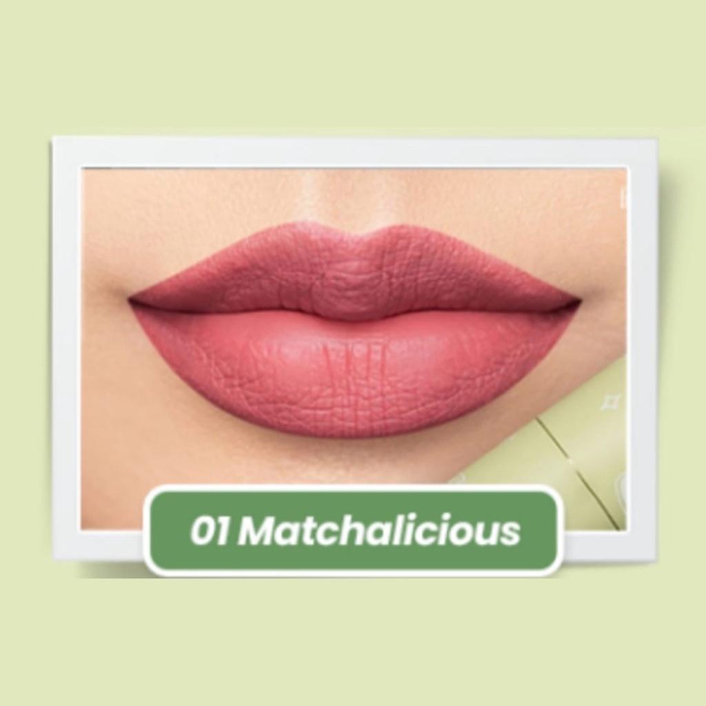 HANASUI Mattedorable Lip Cream – Boba Edition / Matcha Edition – Soft Matte Lip Tint