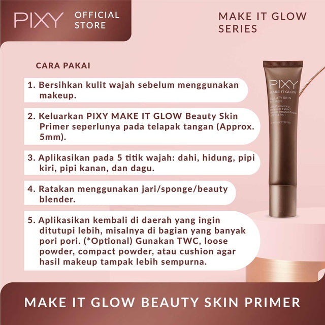 PIXY Make it Glow Skin Primer 101 Beige