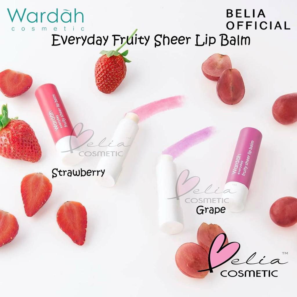WARDAH Fruity Sheer Lip Balm & Lip Nutrition – Moisturizing Lip Care | Daily Lip Hydration