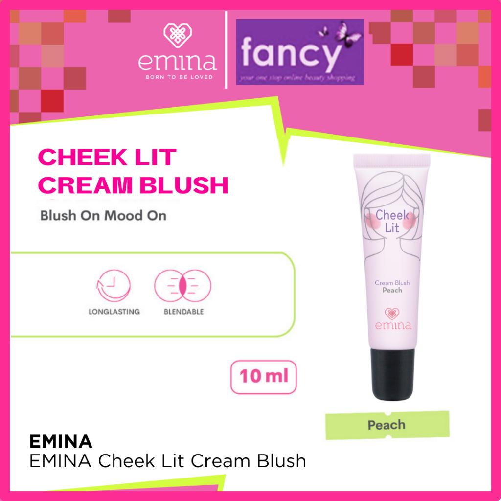 Emina Cheek Lit Cream Blush 10 ml - Blush On Cream Tahan Lama