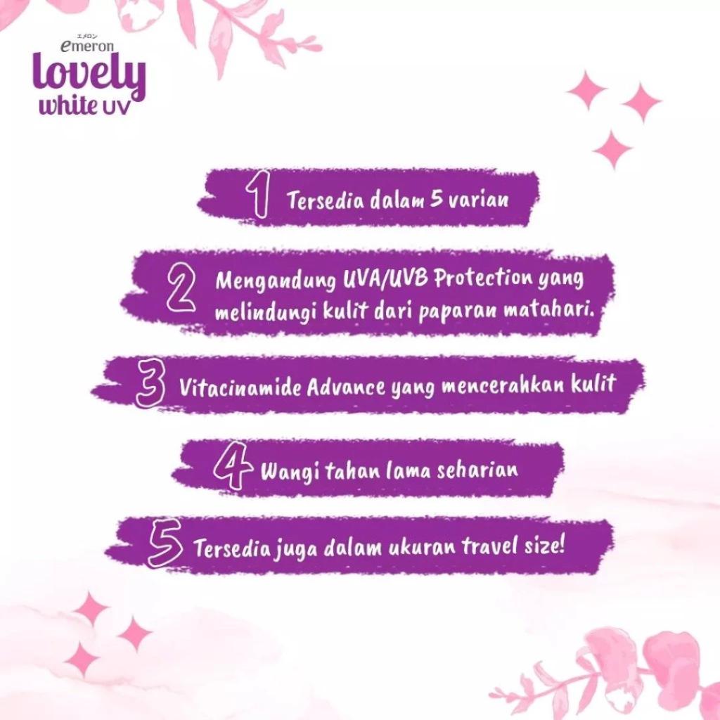 EMERON LOVELY WHITE UV BODY LOTION 500ML