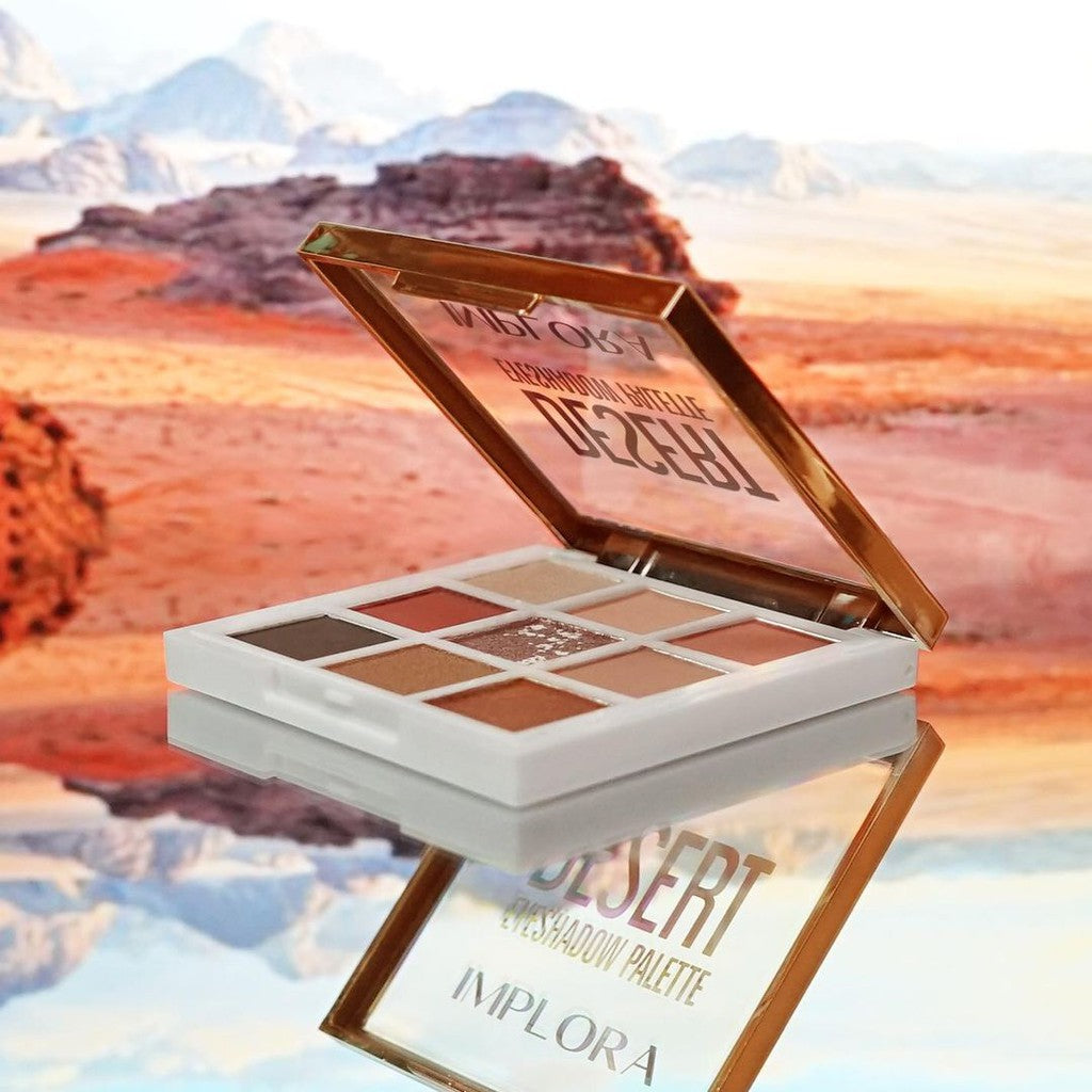 Implora Eyeshadow Palette | Kosmetik Mata | 9 Warna Blenadable Pigmented Halus