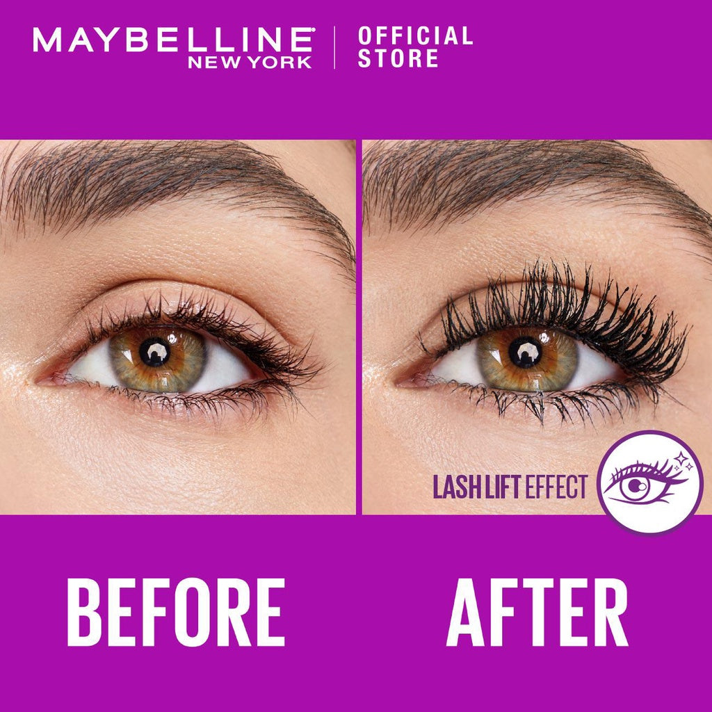 MAYBELLINE The Falsies Lash Lift  + Maybelline Fit Me 12-Hour Oil Control Powder Make Up 128