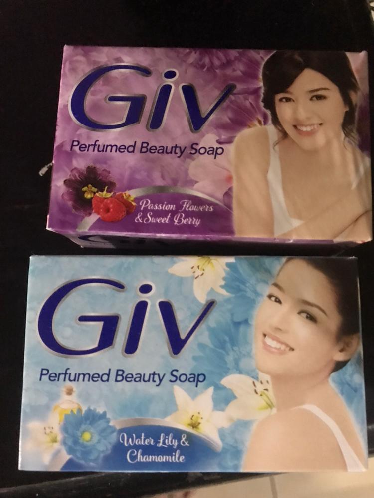 GIV Beauty Soap Red Damask Rose & Cherry Blossom 3x110g – Luxurious Fragrance & Skin Softening