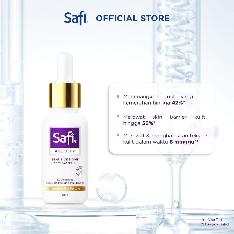 Safi Age Defy Sensitive Biome Soothing Serum 30ml - serum anti penuaan kulit sensitif