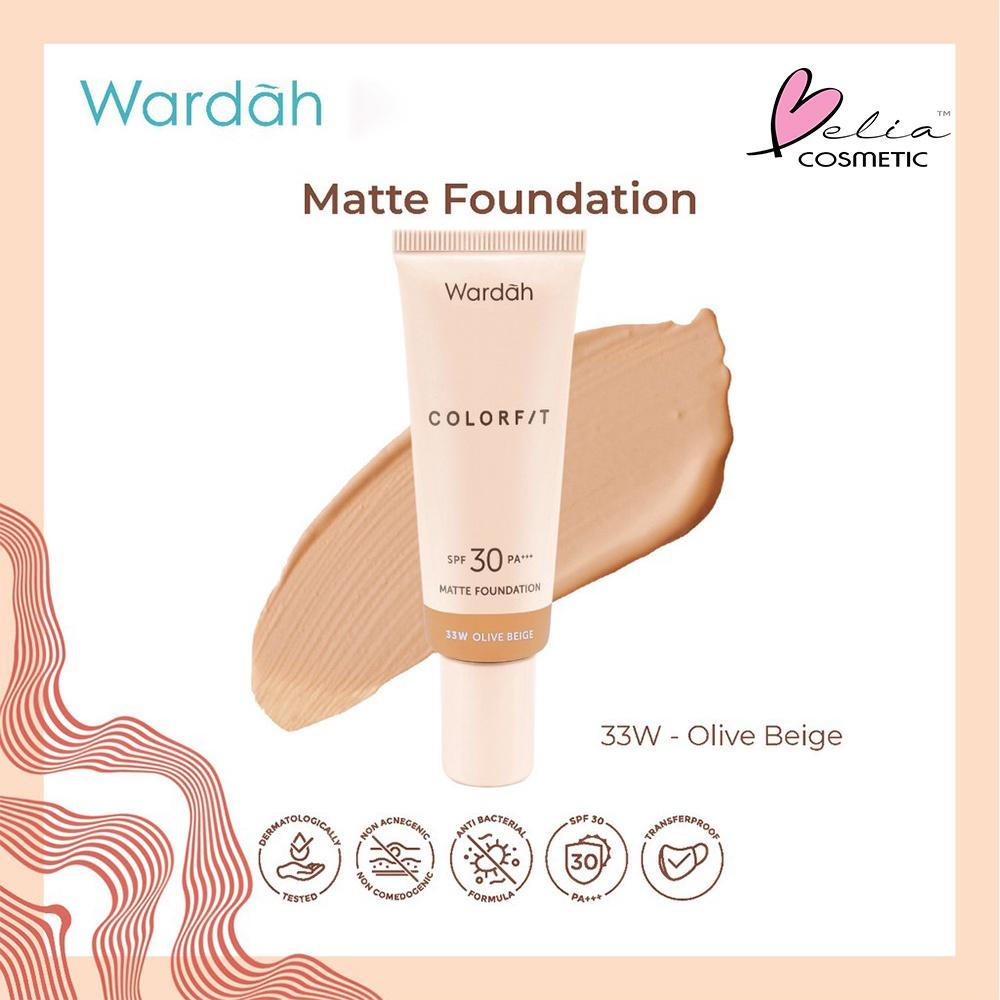 WARDAH Colorfit Makeup Set – Matte Foundation & Glow Cushion (Full/Refill)