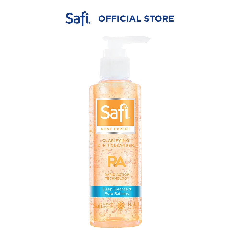 SAFI - Acne Expert - Clarifying 2in1 Cleanser 150ml - Kulit Jerawat