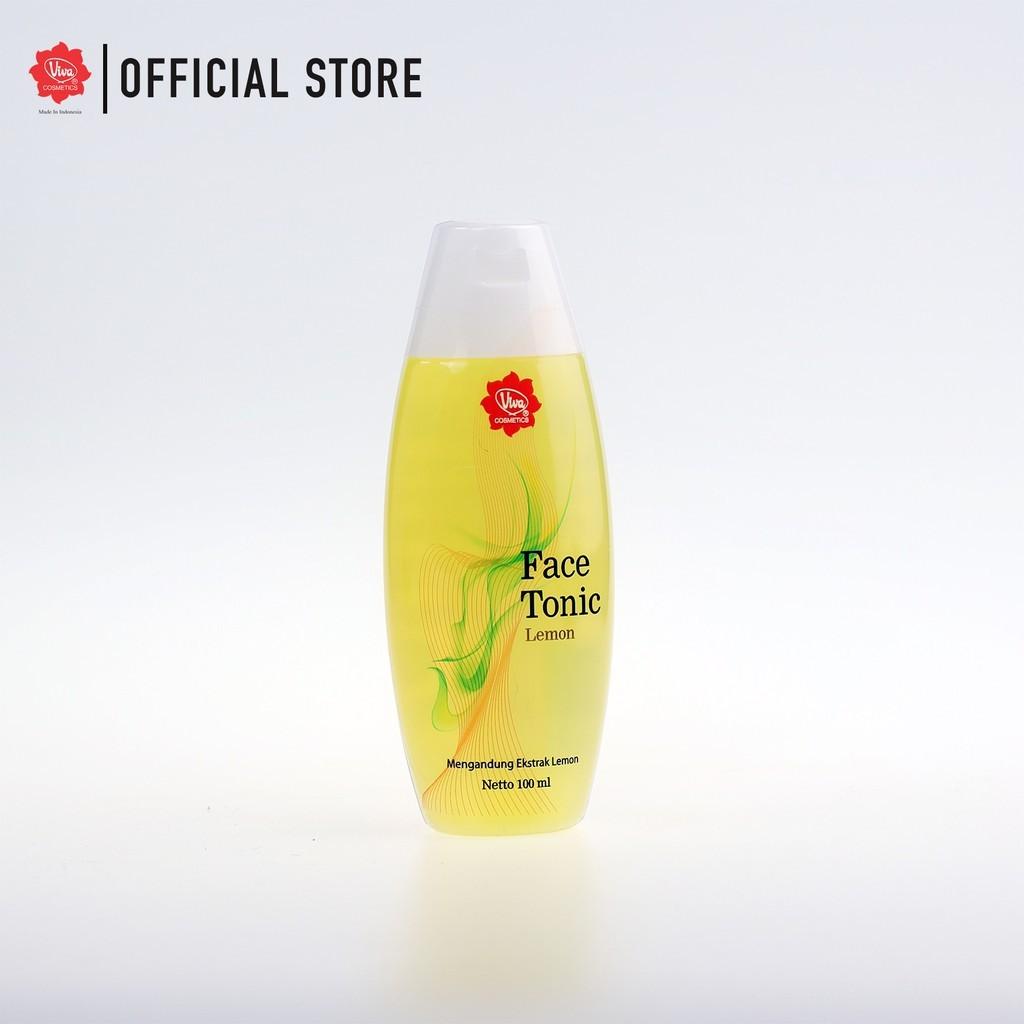 Viva Face Tonic Green Tea 100ml / Bengkoang / Spirulina / Lemon / Normal / Cucumber