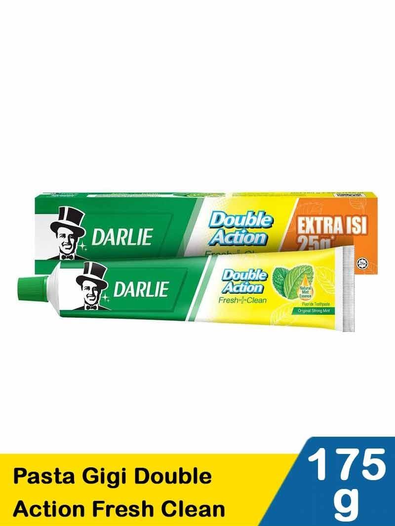 Darlie Double Action Fresh & Clean Toothpaste 175g Extra Value Pack Pasta Gigi Double Action Fresh Clean