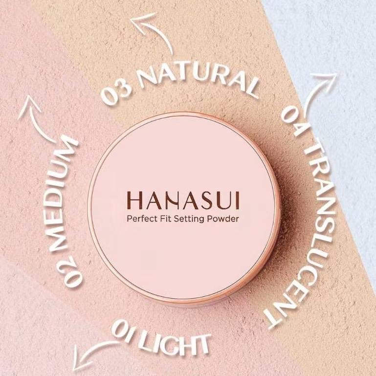 Hanasui Cloud Veil Setting Powder  Soft Matte Finish | Long-Lasting | Oil-Control