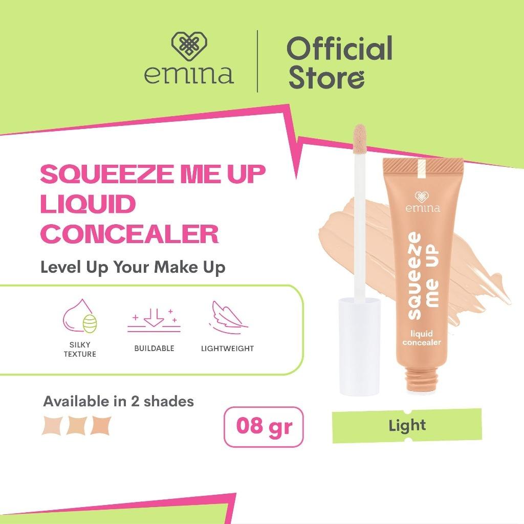 Emina Squeeze Me Up Concealer – Lightweight, Non-Sticky & Long-Lasting Coverage