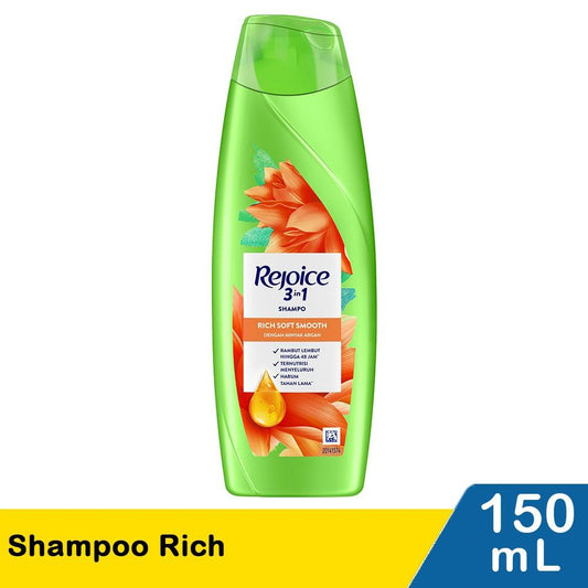 Rejoice Rich Shampoo 150ml – Smooth & Frizz-Free Hair with Luxurious Softness All Day