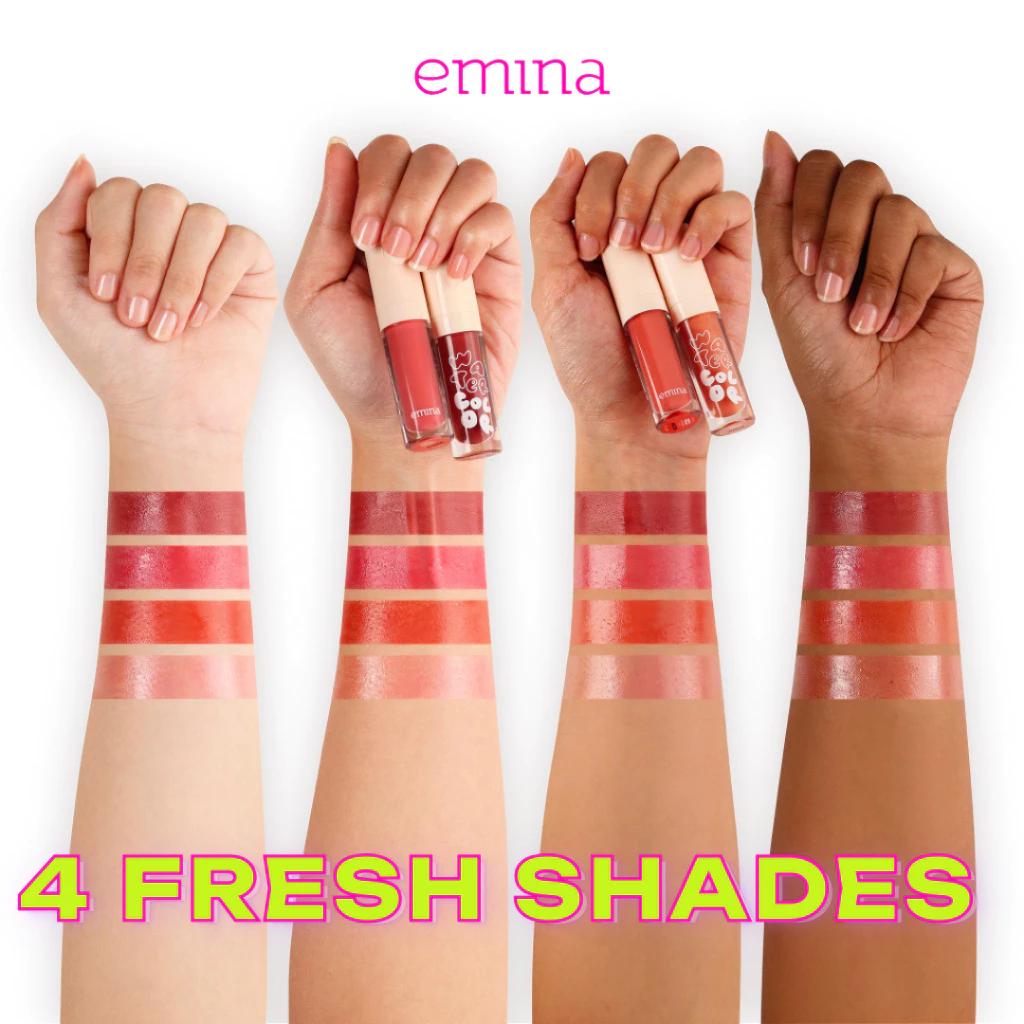 Emina Watercolor Lip Serum - Tinted Lip Serum Brightens in 7 Days