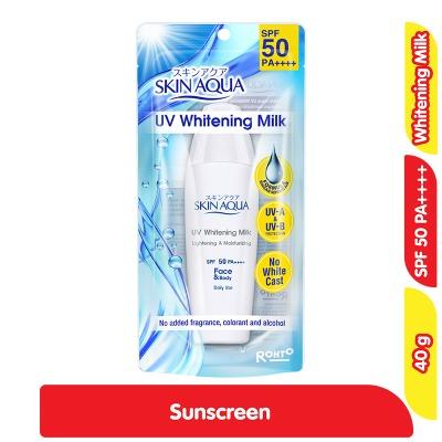 Skin Aqua UV Whitening Milk SPF 50 PA+++ – Lightweight Sunscreen for Face & Body (40g)