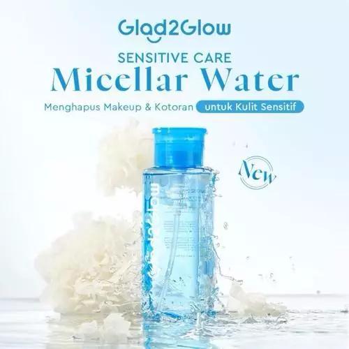 GLAD2GLOW Cherry Blossom Micellar Water 300ml | Hydrating & Gentle Makeup Remover