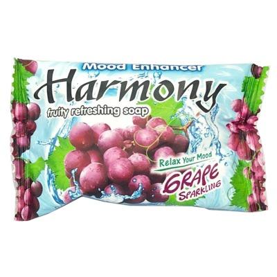 Harmony Fruity Bar Soap – Grape Sparkling 70g | Refreshing Fruit-Infused Soap for Clean & Smooth Skin | Fun, Sweet, & Sparkling Daily Cleanser