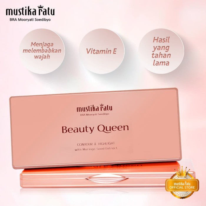 Mustika Ratu Beauty Queen Kosmetik Wajah Contour & Highlight Cream