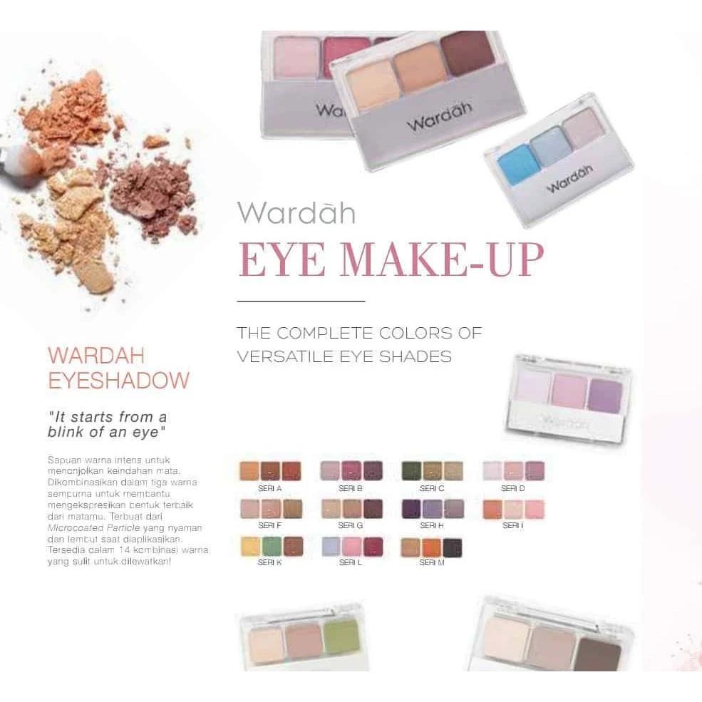 Belia Wardah Eyeshadow Series | Classic Nude Colors Eye Shadow | Passionate | A - M Series 3.3g
