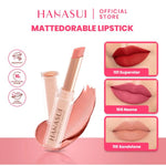 Hanasui Mattedorable Lipstick | Anti Geser Formula Smudgeproof Transferproof Long Lasting Matte
