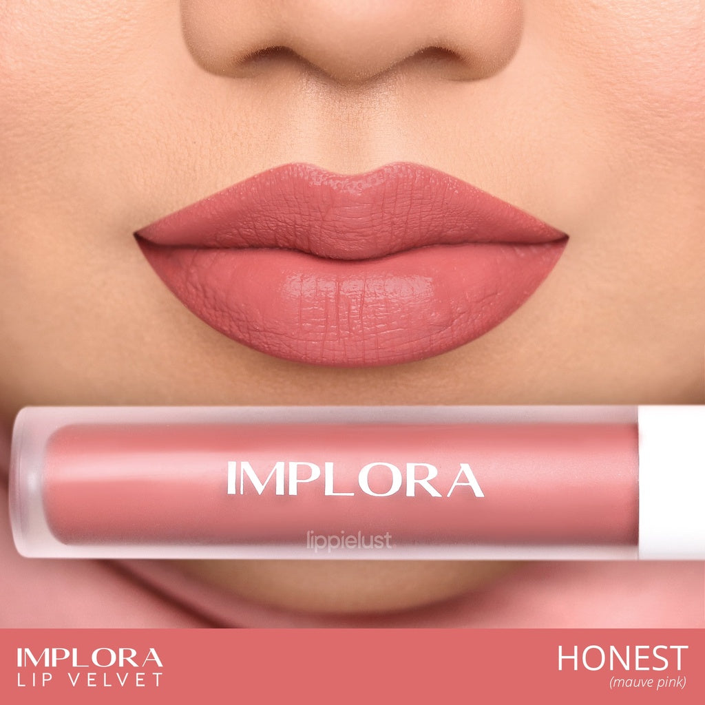 Implora Lip Velvet + Lip Crayon Satin