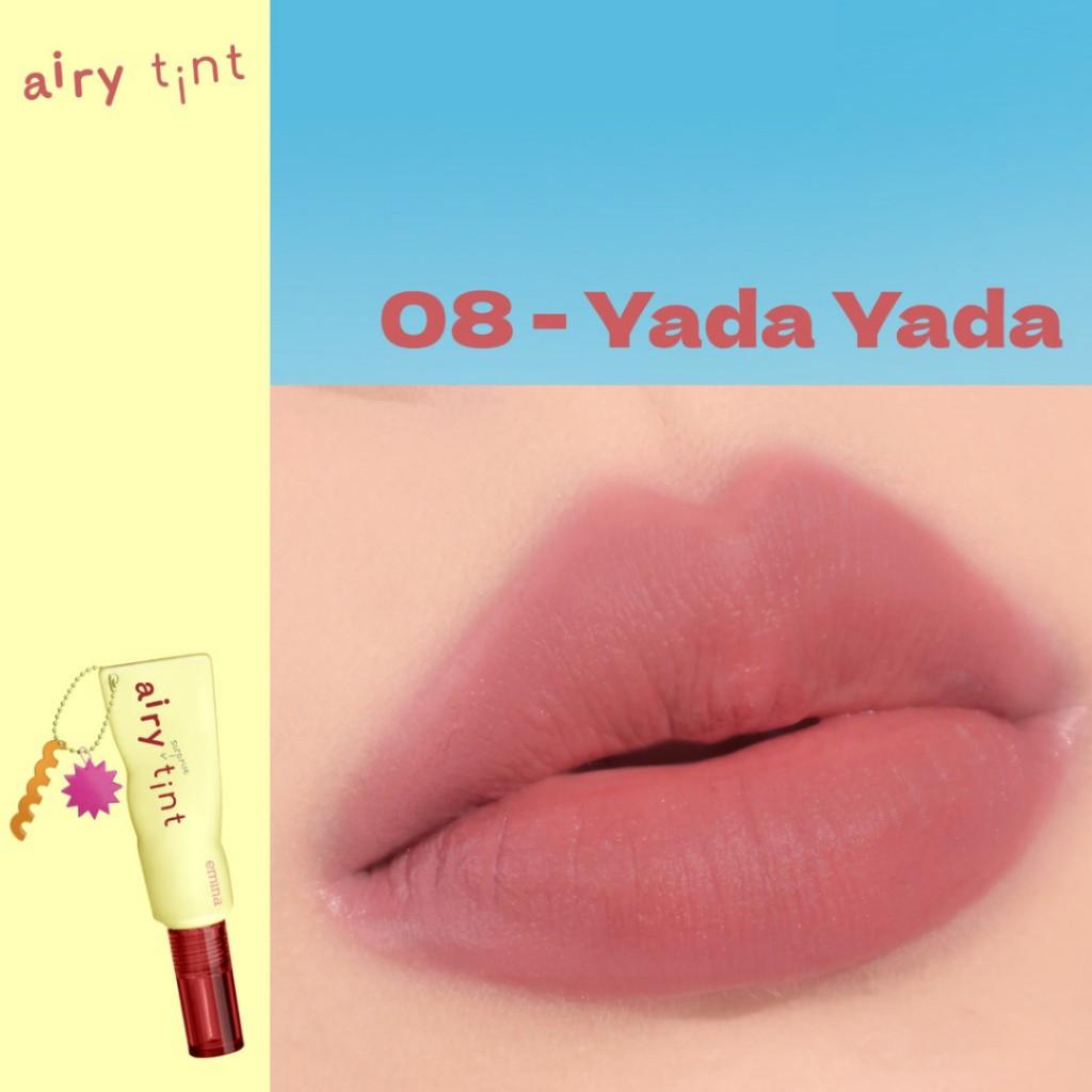 Emina Airy Surprise Airy Tint 3g + Keychain | Lightweight Waterproof Long Lasting Lip Stain