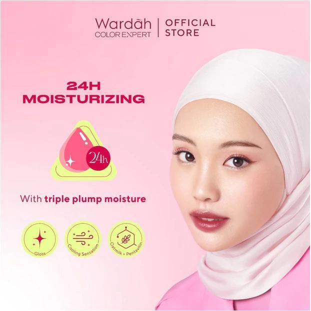 Wardah Moist Dew Tint Ombre 2PCS 3g - MLBB & Pink Lemonade - 24H Lasting Moisture, Intense Color, Lightweight Dew, Halal, Vegan, Cruelty Free