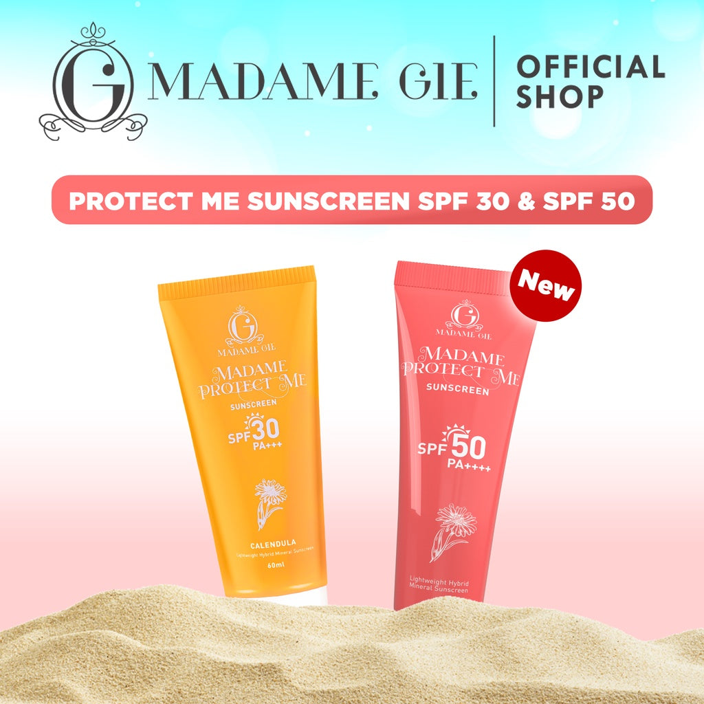 Madame Gie Madame Protect Me Sunscreen SPF 50 PA ++++ With Calendula - Skincare Sunblock