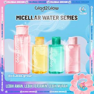 Glad2Glow Micellar Water Series 130ml & 300ml - Cherry Blossom Betaine Mugwort Acne Yuja Vit C Gentle Makeup Remover Facial Cleanser