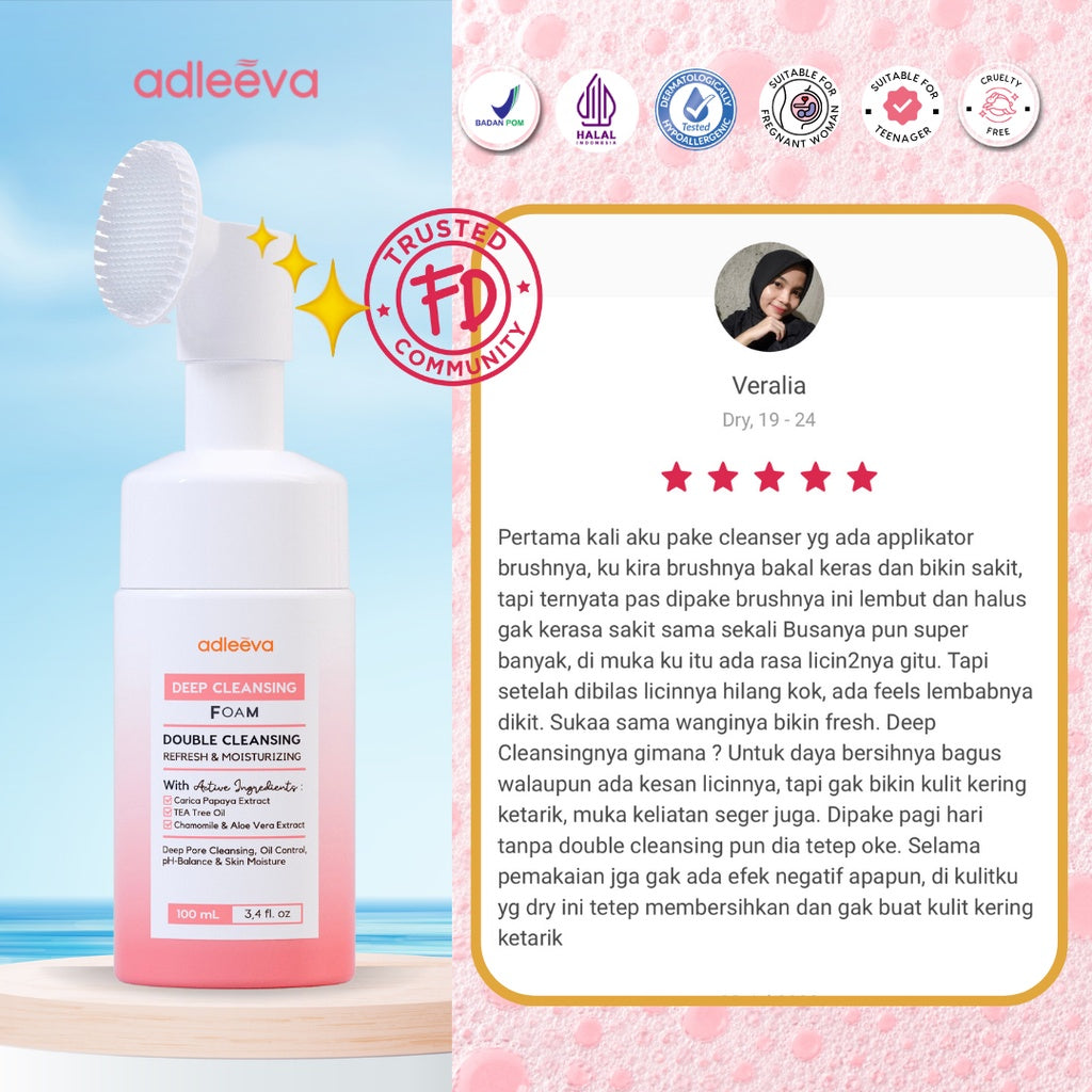 ADLEEVA Gentle Deep Cleansing Foam
