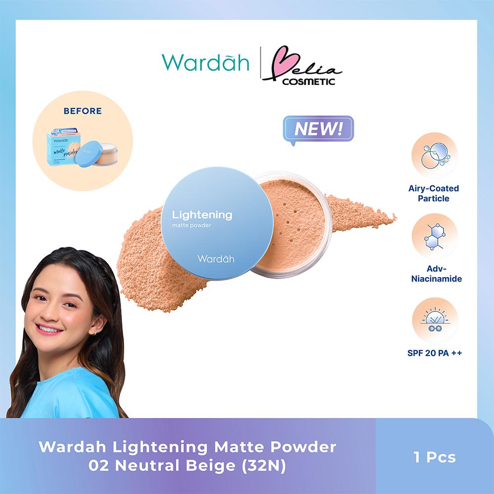 Wardah Lightening Matte Loose Powder 20g – Shine-Free & Soft Finish