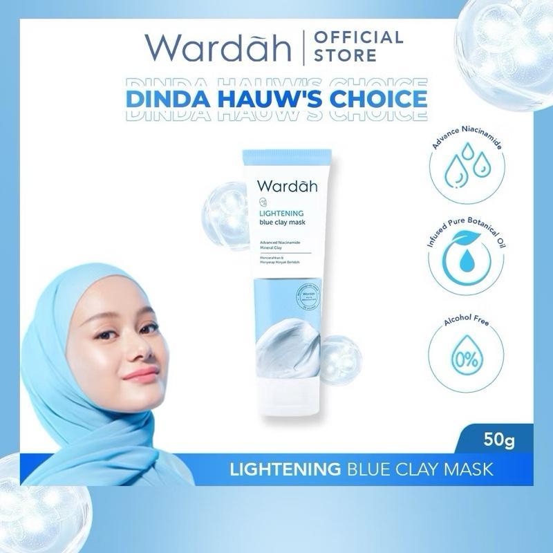 GlowMuse: Blue Radiance Clay Mask by Wardah (50g)