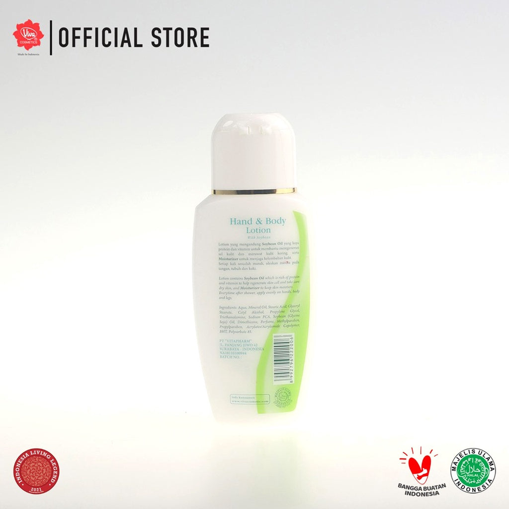 Viva White Hand & Body Lotion With Soybean - 100ml