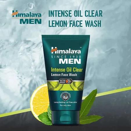 Himalaya Men Intense Oil Clear Lemon Face Wash: Your Solution for Oily Skin 100ml