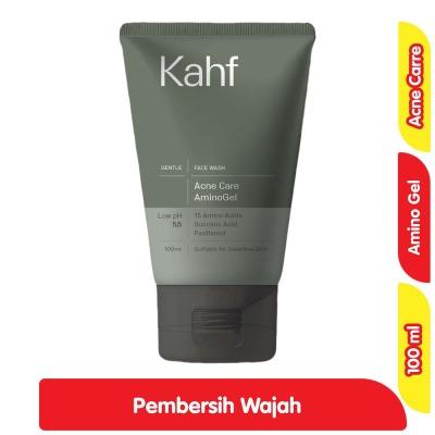 Kahf Acne Care AminoGel Face Wash for Men 100 ml – Gentle Amino-Based Cleanser for Oily & Acne-Prone Skin