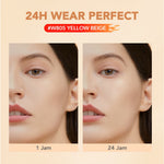 YOU NoutriWear+ Silky Pressed Foundation Full Coverage Oil Control & Tahan Lama 24 Jam | Bedak Padat Perfect Coverage | Bedak Pengontrol Minyak