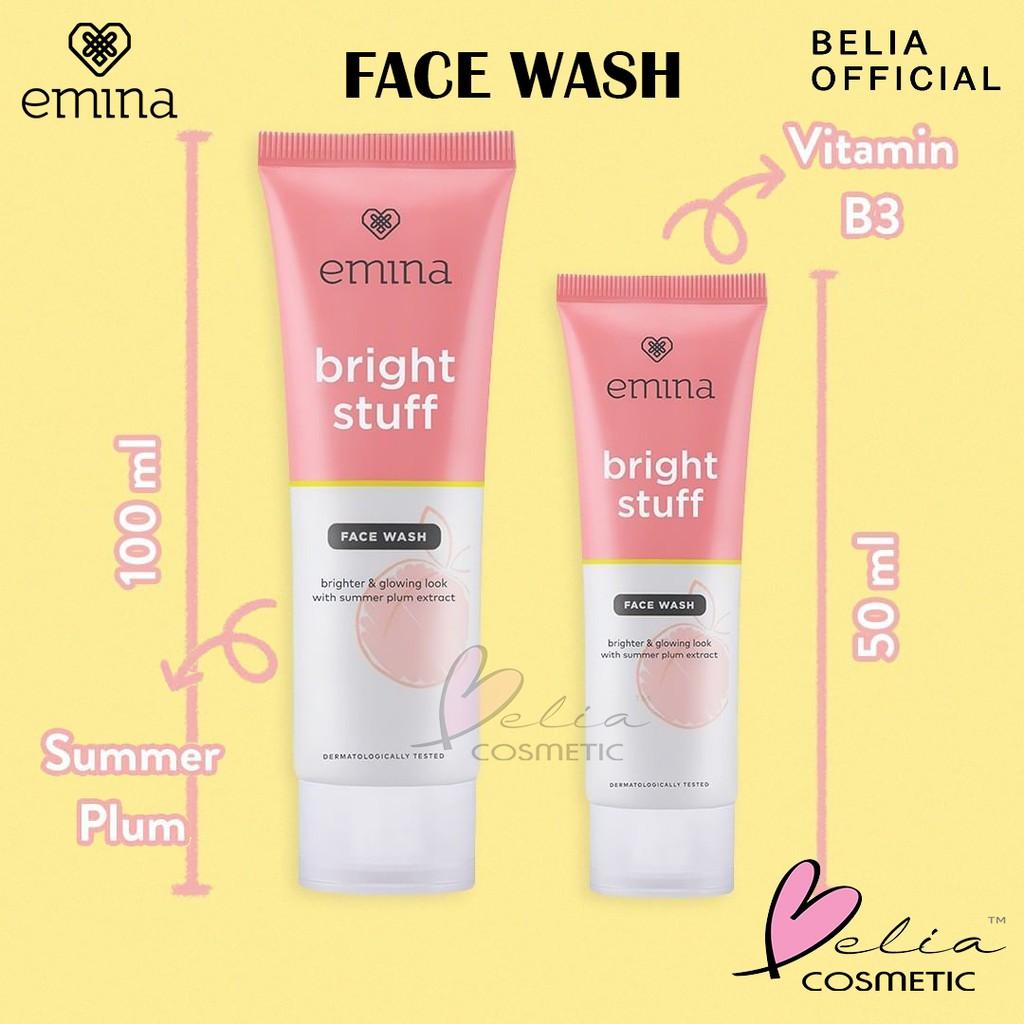 Emina Bright Stuff Skincare Set | Acne-Prone Skin | Face Wash - Toner - Serum - Moisturizer - Tone Up Cream