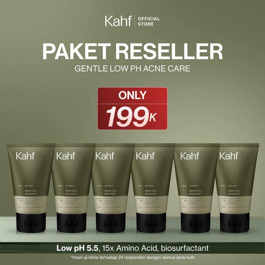 Kahf Face Wash Reseller Kit: 6-Pack Amino Gel Facial Cleanser