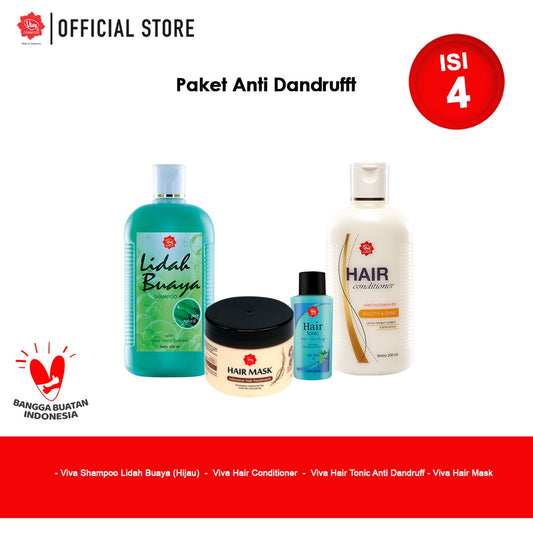 [PROMO] Paket Anti Dandruff (Anti Ketombe) with COLLAGEN, JOJOBA OIL & VIT B5