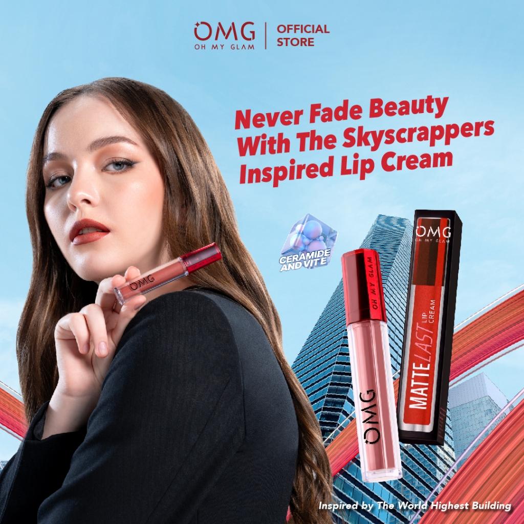 FANCY X JULOI BEAUTY OMG Oh My Glam Mattelast Lip Cream 2.9g | Lip Cream Matte Dengan Warna Intense, Tahan Lama & Ringan