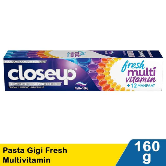 Closeup Fresh Multi Vitamin Toothpaste - 6 Variants | 160g | Complete Protection with 12 Benefits for Oral Health