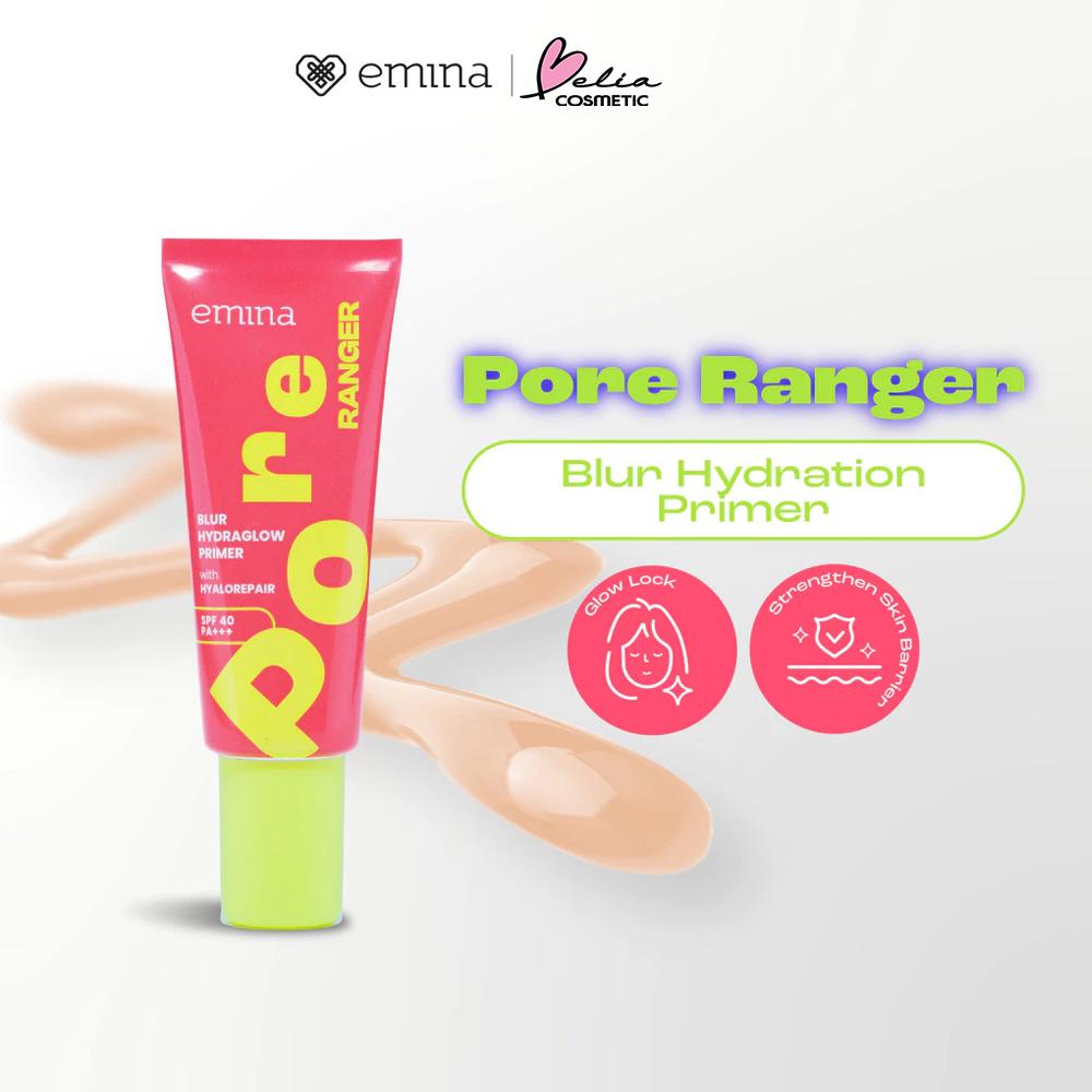 Emina Pore Ranger Primer & Blur Hydraglow Primer 20ml | Makeup Base Tahan Lama 8–12 Jam – Serba Ada