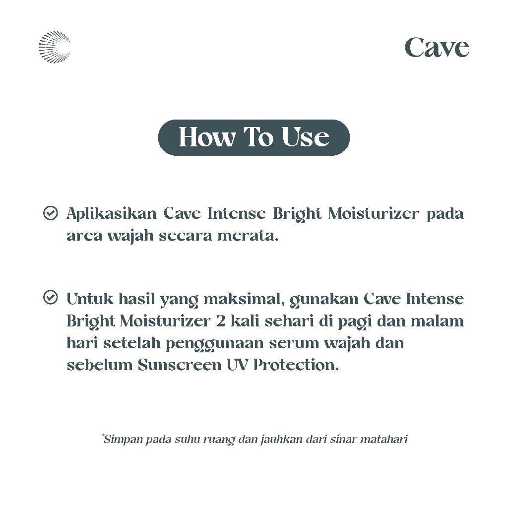 Cave Intense Bright Moisturizer 30g - Brighten & Protec