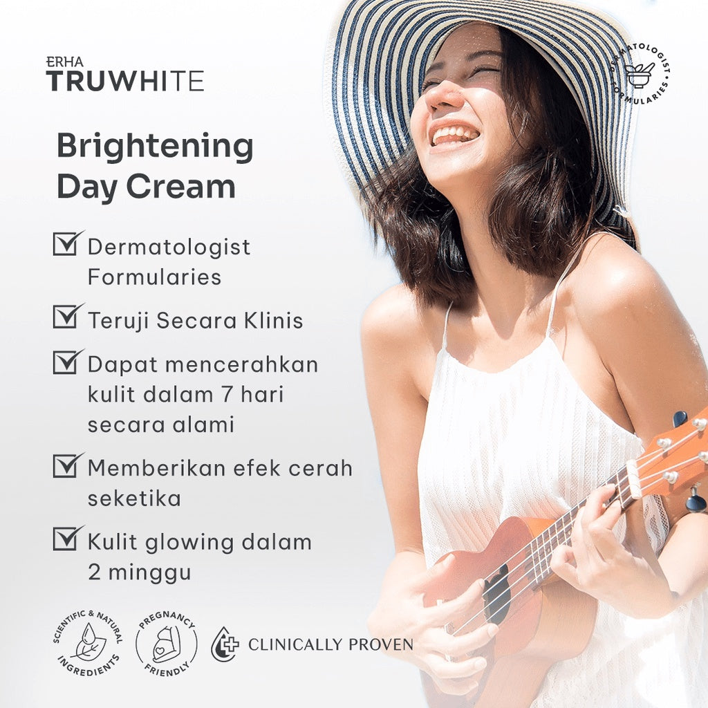 Erha Truwhite Brightening Day & Night - Moisturizer Pagi & Malam