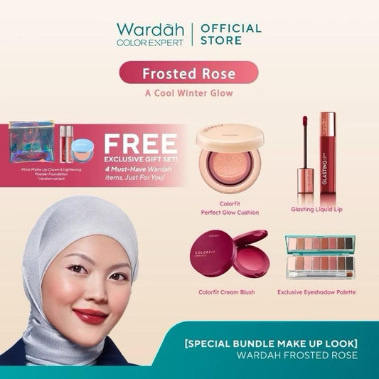 Wardah Frosted Rose Full Winter Glow Set – Long Lasting Cool Look Kit
