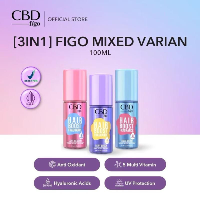 Figo LuxeMist Hair Elixir – Trio Scent Series (100ml)