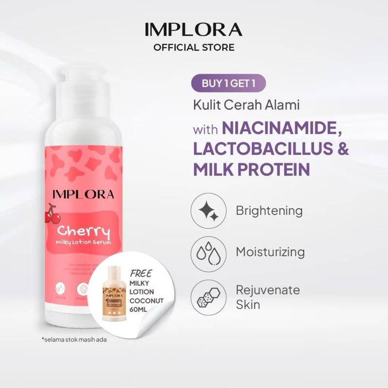 GlowTwins Duo: Implora Milky Lotion Serum - Buy 1 Get 1 Free!