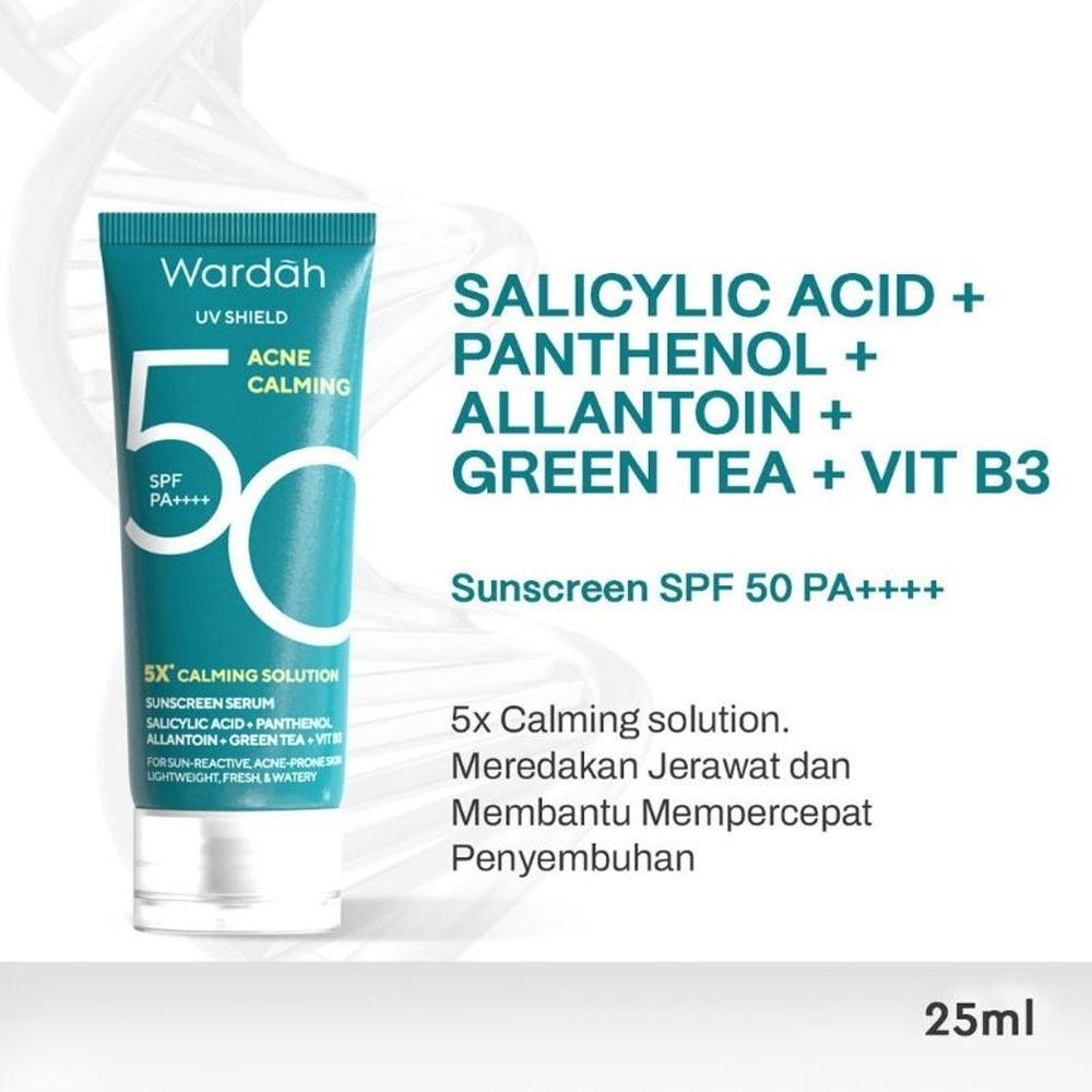 WARDAH UV Shield Acne Calming Sunscreen – SPF 50 PA++++ | UVA & UVB Protection