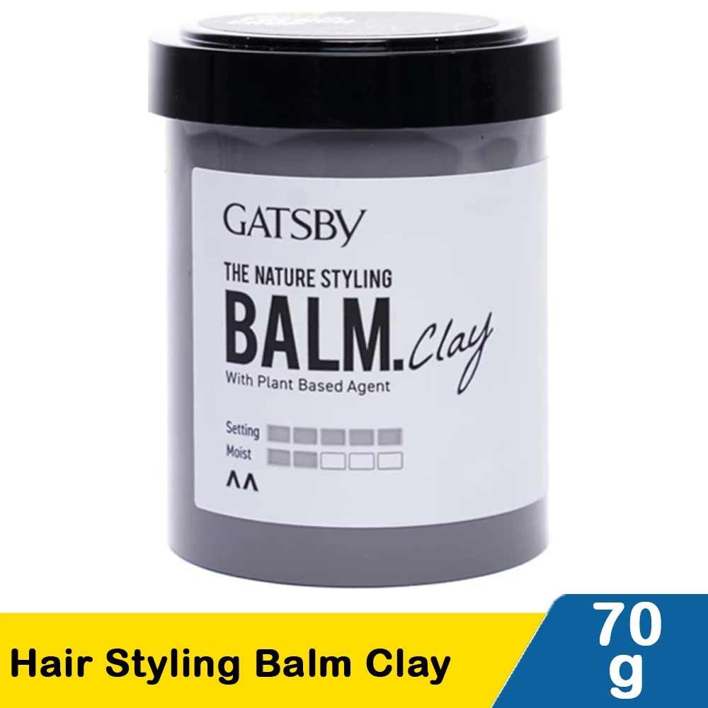 Gatsby Hair Styling Balm Pot 70g – Natural Texture, Light Hold & Effortless Matte Finish