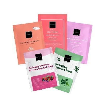 Scarlett Whitening Sachet All Series Face Mask & Lotion - Variety Pack for Skin Care Needs