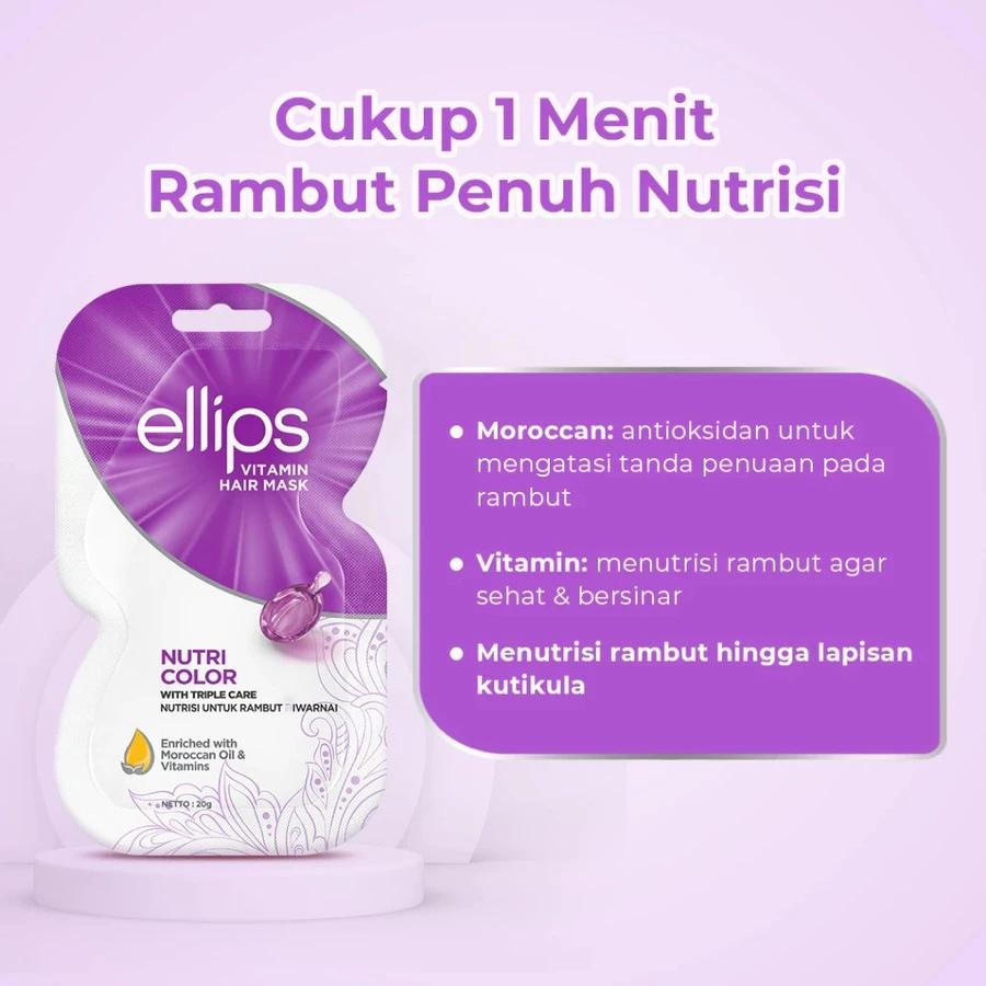 ELLIPS Vitamin Hair Mask Sachet Hair Repair 20gr | With Pro Keratin